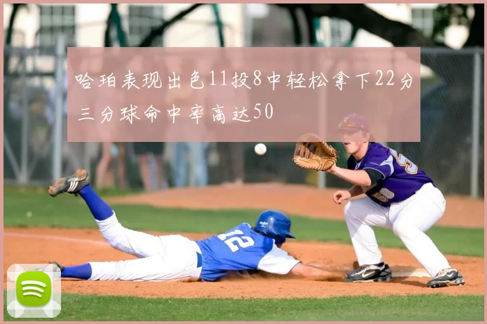 哈珀表现出色11投8中轻松拿下22分三分球命中率高达50